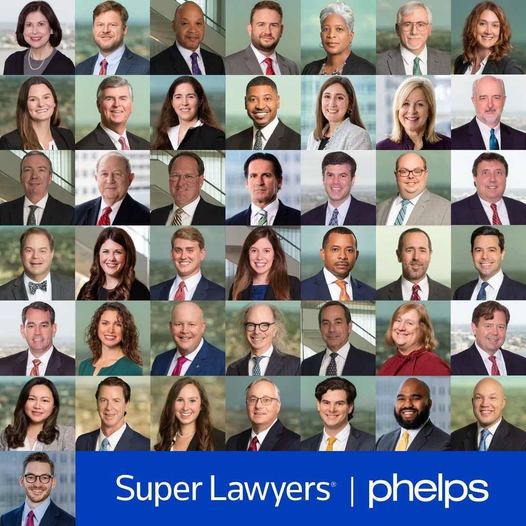Super Lawyers Recognizes 44 Louisiana Phelps Lawyers in 2024 Honors